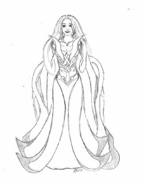 Aaricia en robe de dragon (www.daifen.com) 